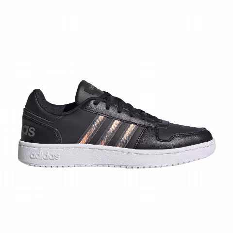 Adidas Wmns Hoops 2.0 'Black Tactile Gold Metallic'