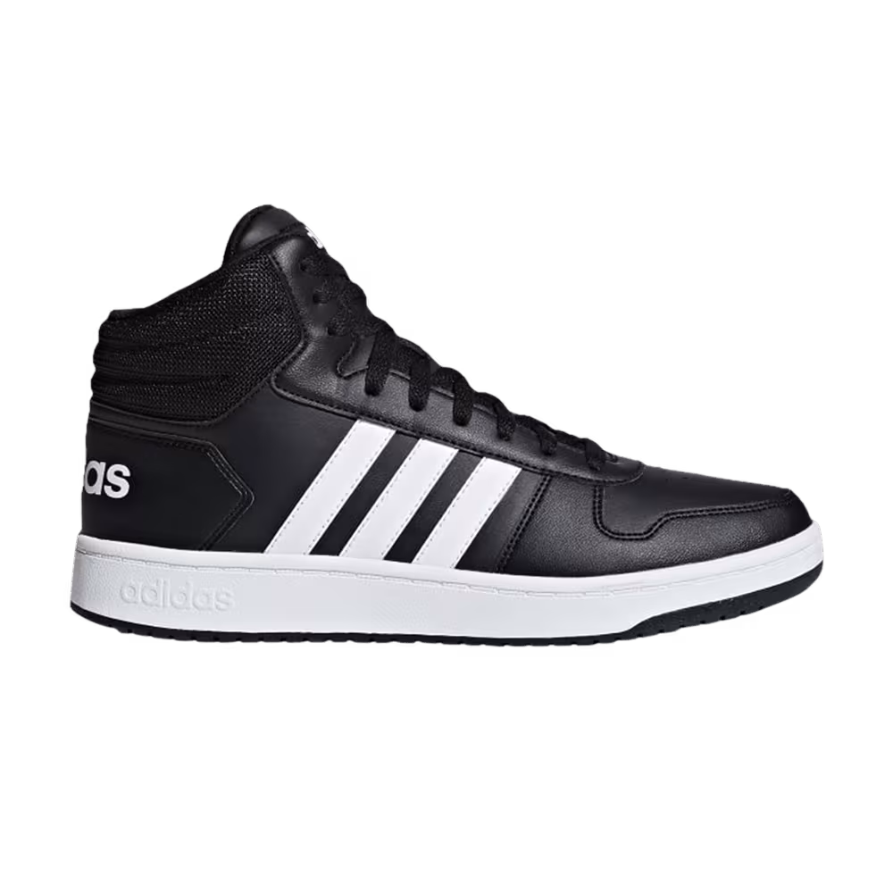 Adidas Hoops 2.0 Mid Black White