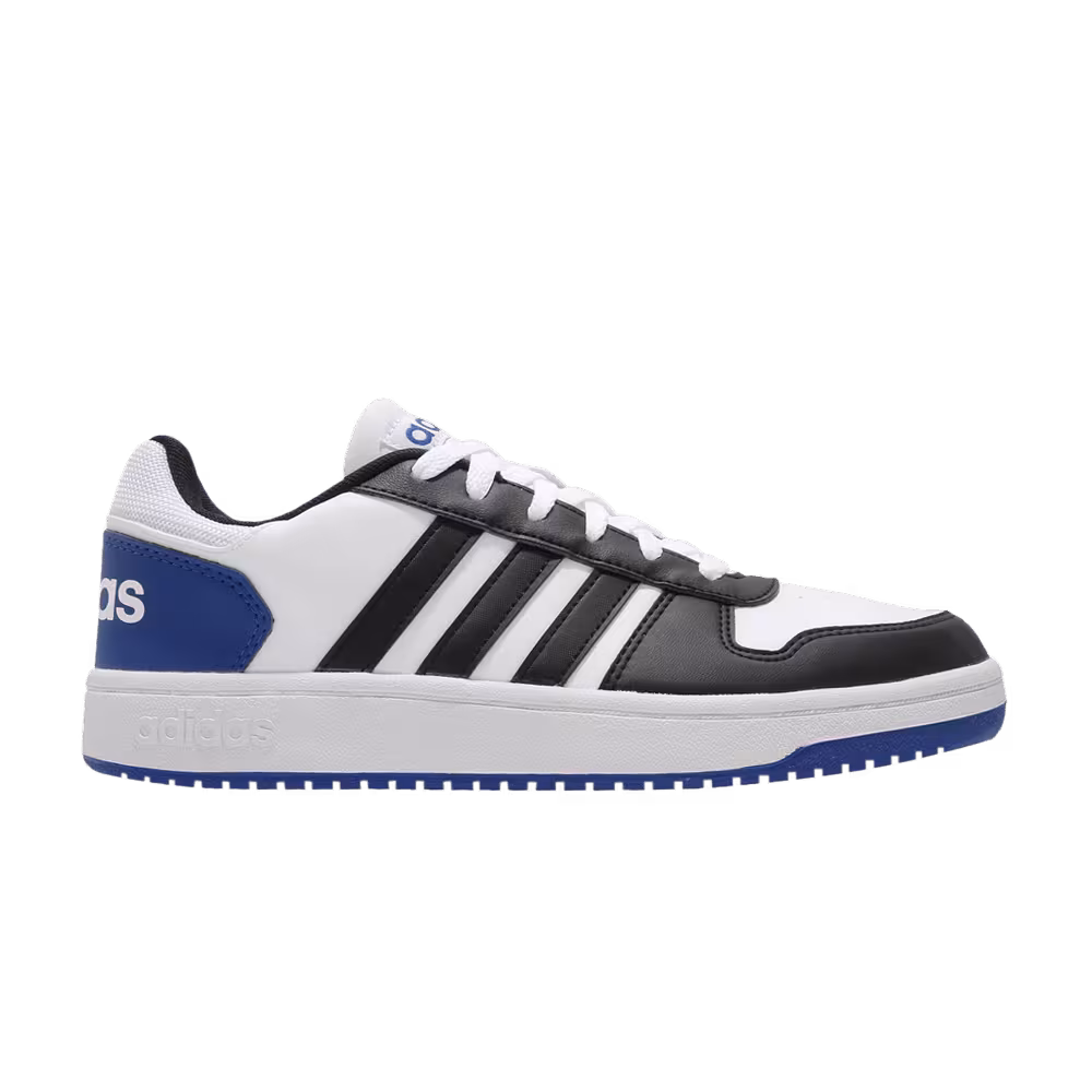 Adidas Hoops 2.0 White Royal Blue