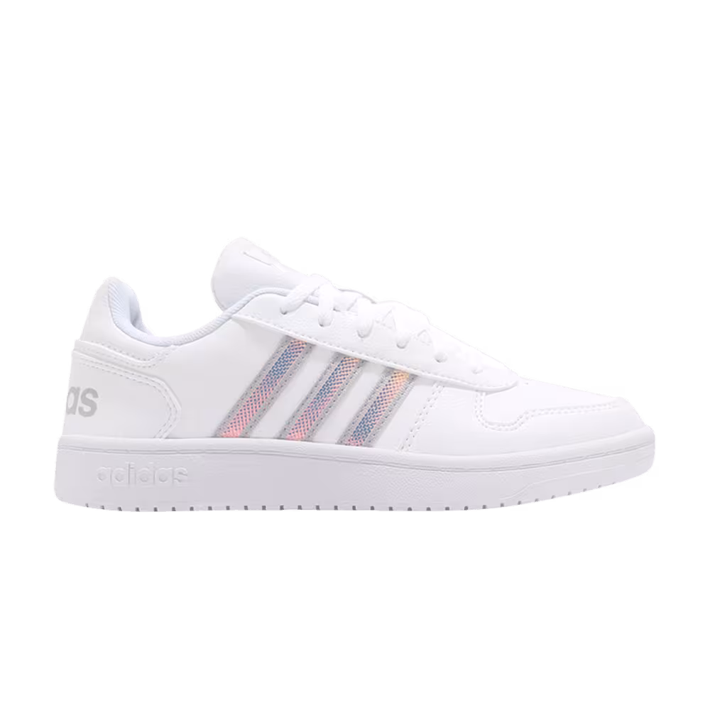 Adidas Women's Hoops 2.0 White Silver