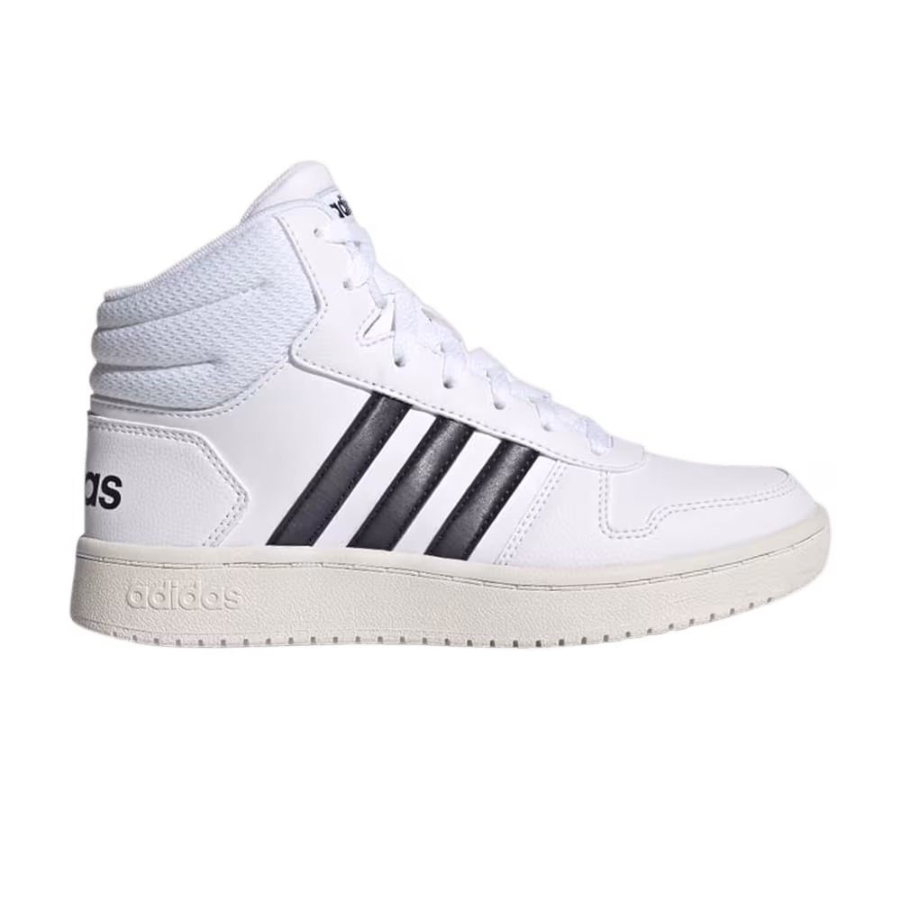 Adidas Hoops 2.0 Mid J White Legend Ink