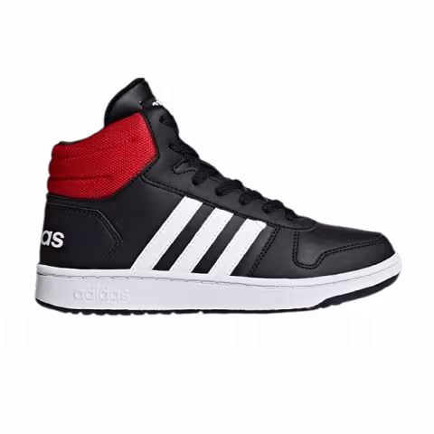 Adidas Hoops 2.0 Mid J 'Black Scarlet'