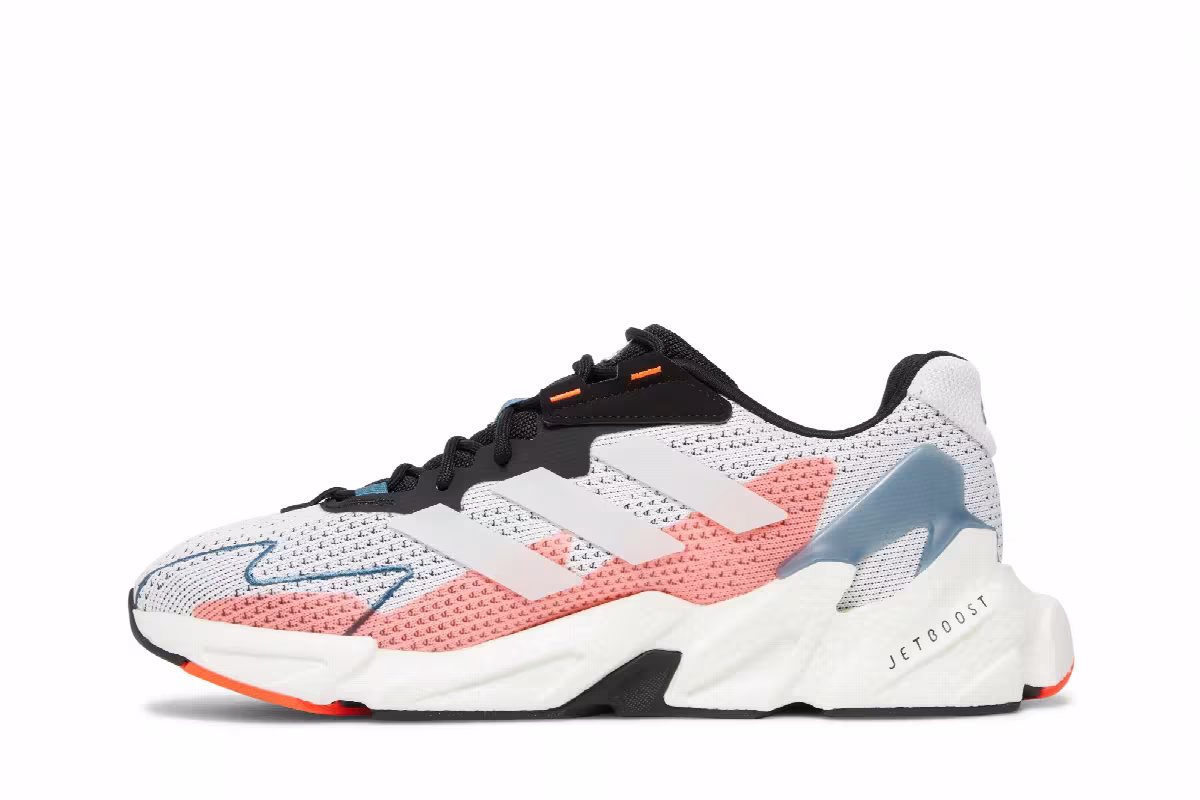 Adidas X9000L4 White Solar Red, view 4