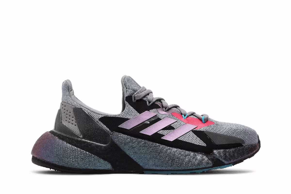Adidas X9000L4 J Grey Reflective, view 2