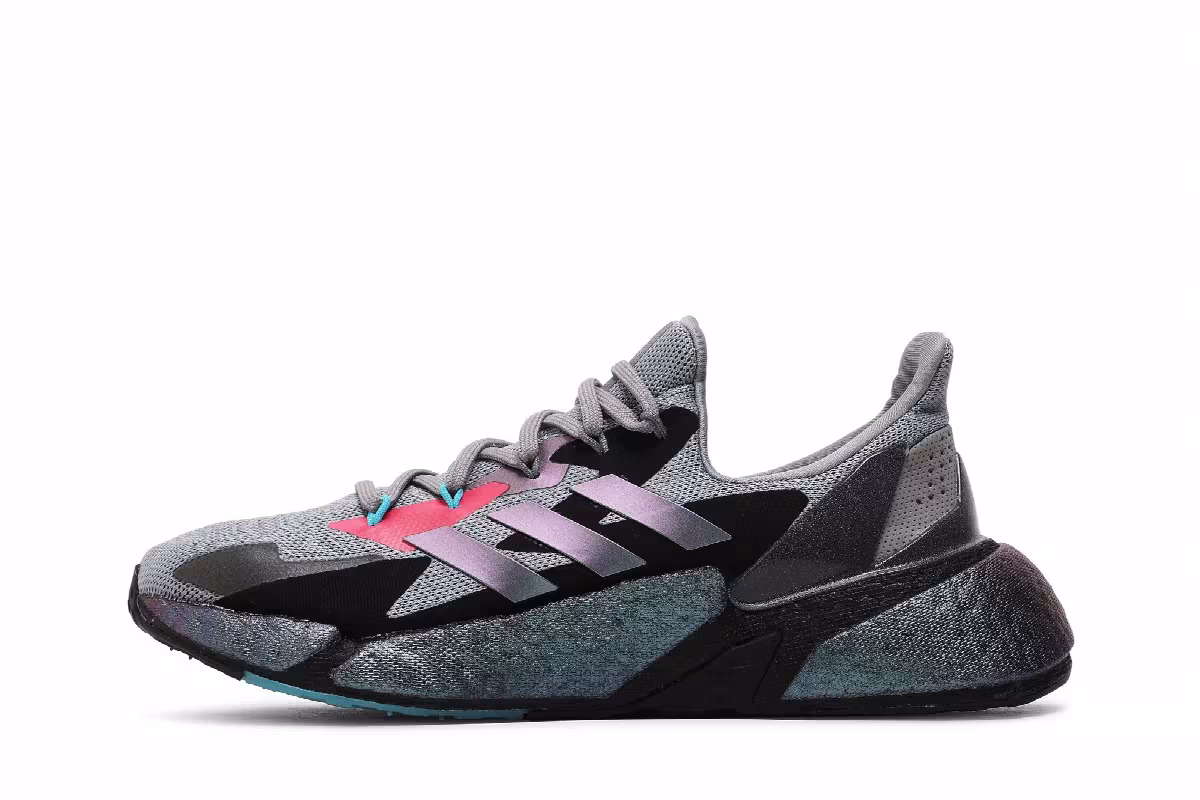 Adidas X9000L4 J Grey Reflective, view 4