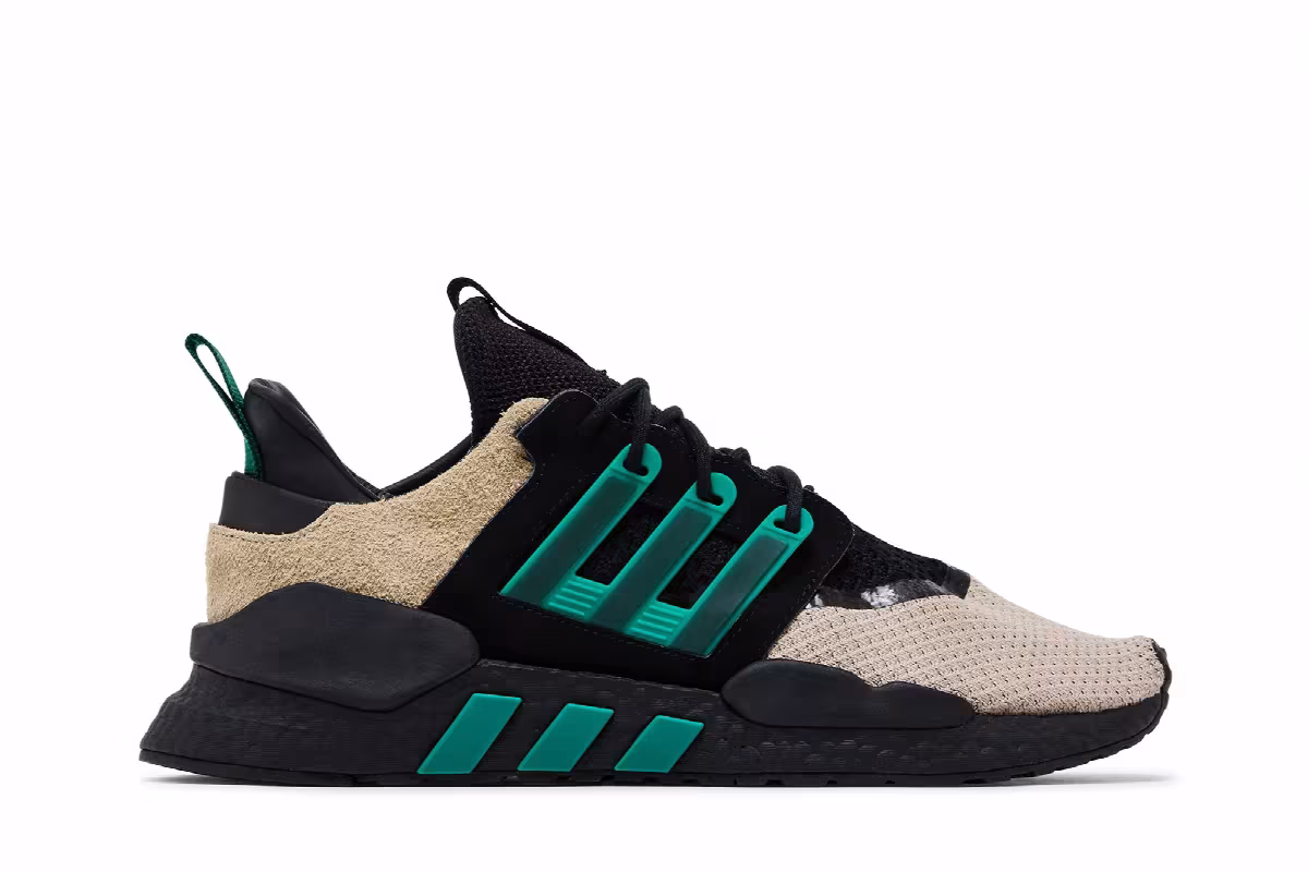 Packer x adidas EQT Support 91/18 Sub Green, view 2