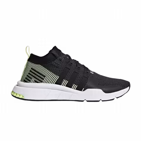 Adidas EQT Support Mid ADV Primeknit 'Black Solar Yellow'