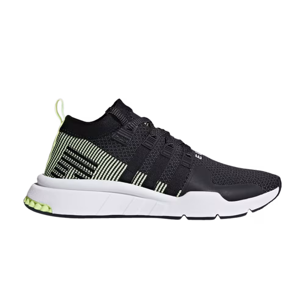 Adidas EQT Support Mid ADV Primeknit Black Solar Yellow