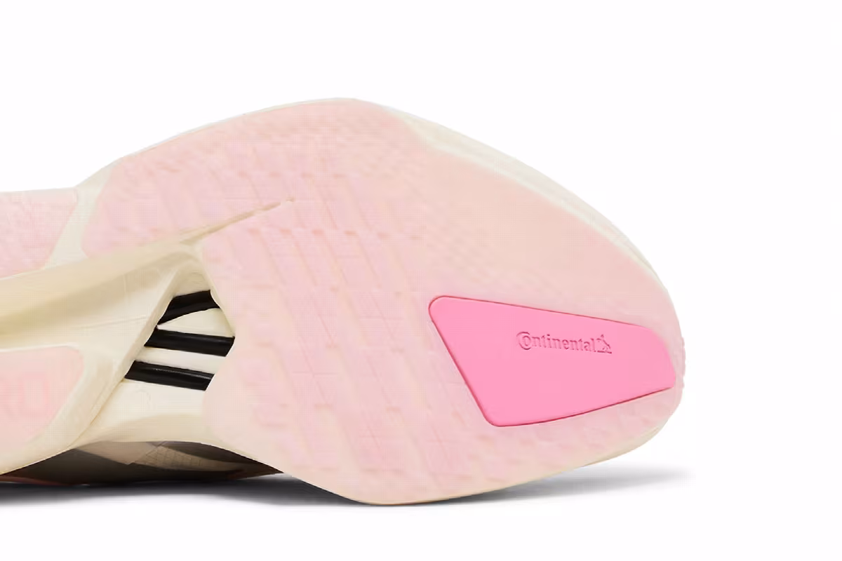 adidas Women's Adizero Adios Pro 4 Core White Silver Metallic Clear Pink', view 6