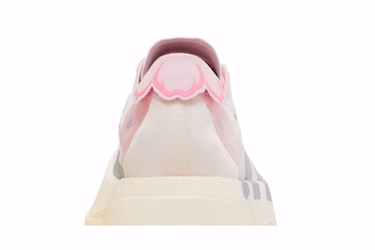 adidas Women's Adizero Adios Pro 4 Core White Silver Metallic Clear Pink', view 8