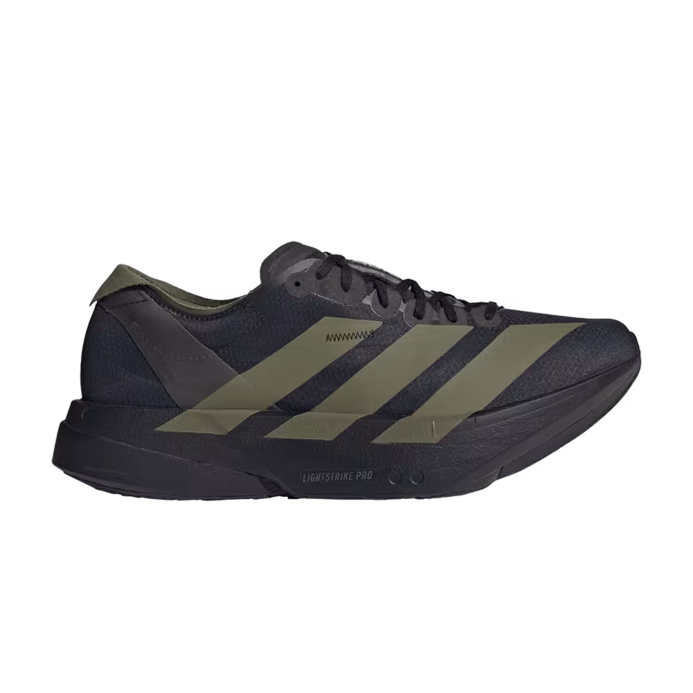 adidas Adizero Adios Pro 4 Black Focus Olive