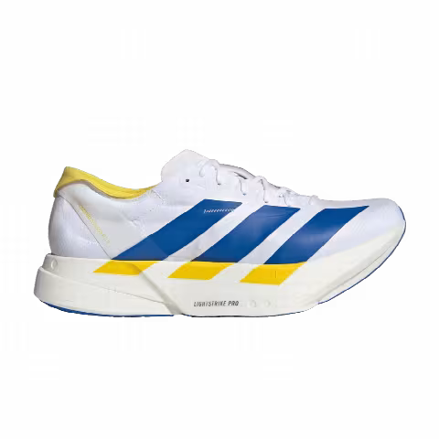 adidas Wmns Adizero Adios Pro 4 'Cloud White Blue Yellow'