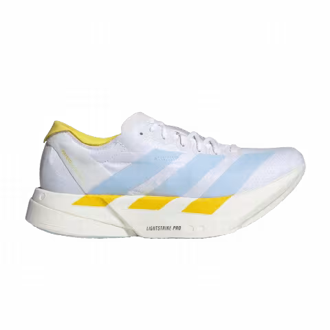 adidas Wmns Adizero Adios Pro 4 'Cloud White Glow Blue Yellow'