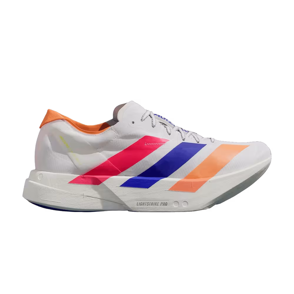 adidas Adizero Adios Pro 4 Footwear White Blue Orange Yellow
