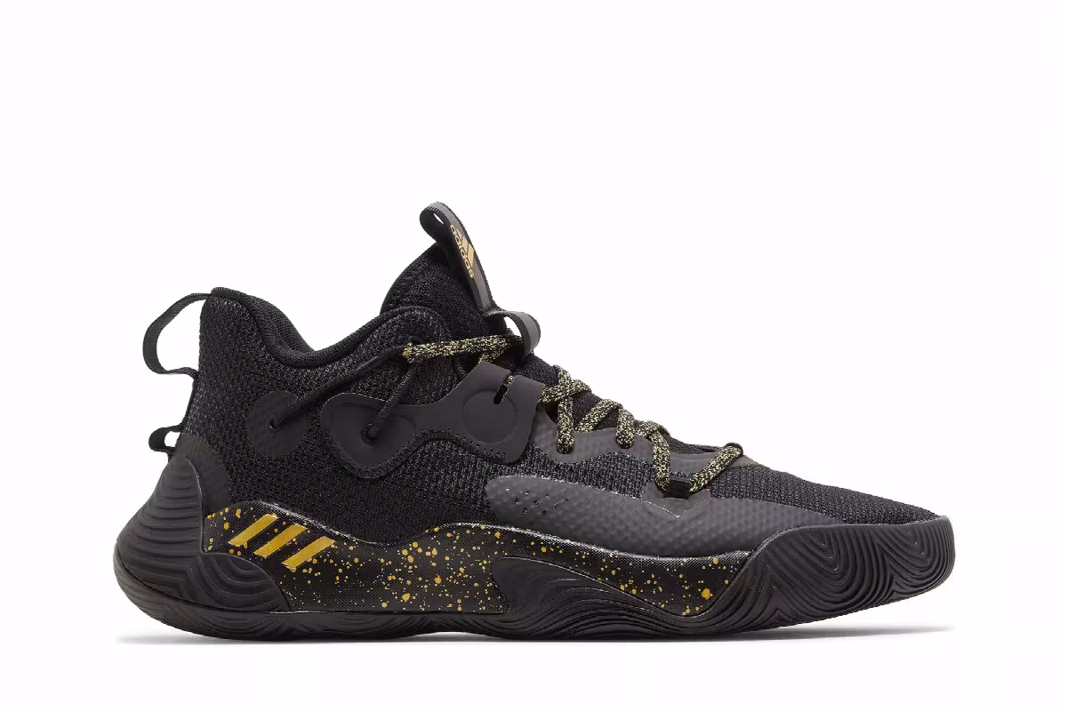 Adidas Harden Stepback 3 Black Gold Metallic, view 2