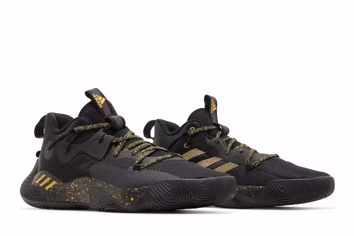 Adidas Harden Stepback 3 Black Gold Metallic, view 9