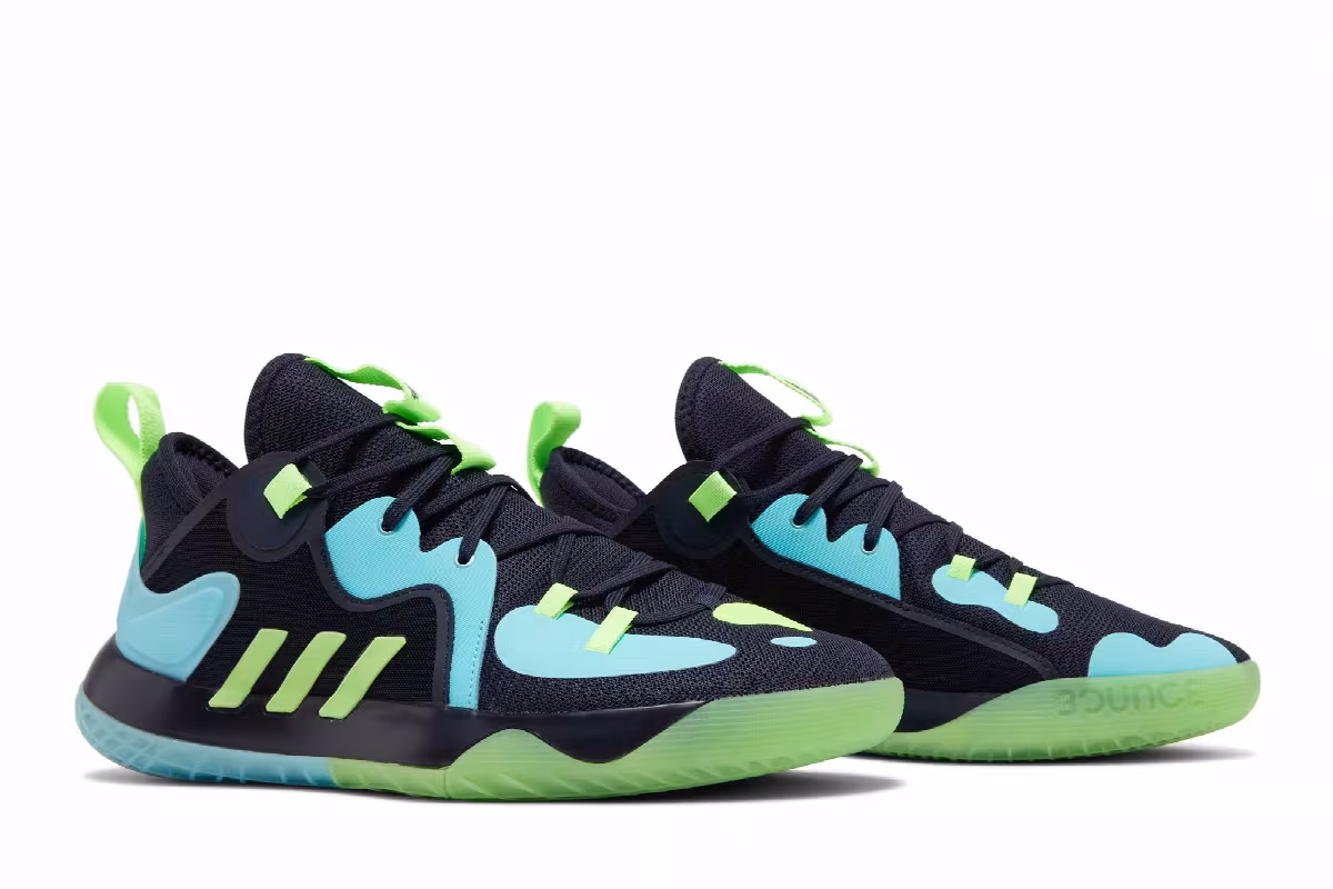 adidas Harden Stepback 2 Legend Ink Signal Green, view 9
