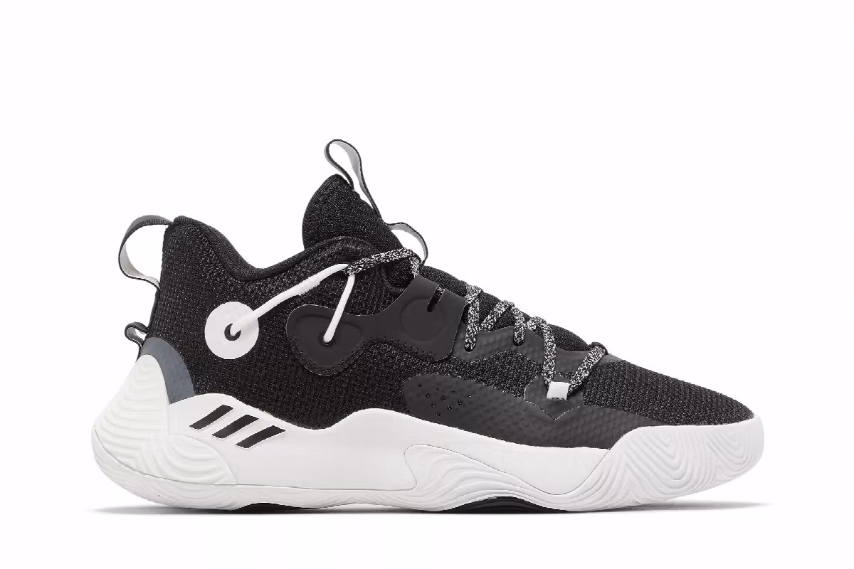 adidas Harden Stepback 3 Black White, view 2