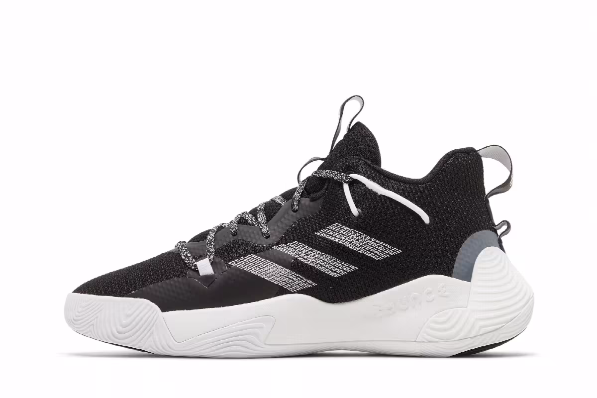 adidas Harden Stepback 3 Black White, view 4