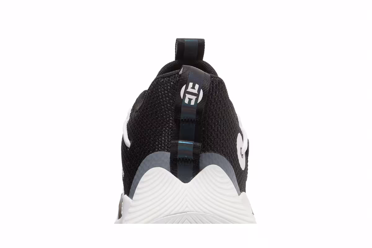 adidas Harden Stepback 3 Black White, view 8