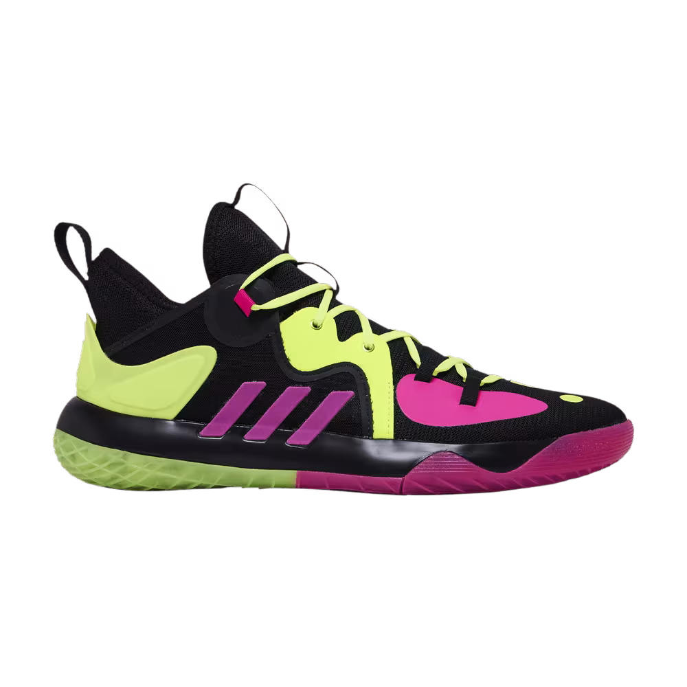 Adidas Harden Stepback 2 Black Shock Pink Yellow