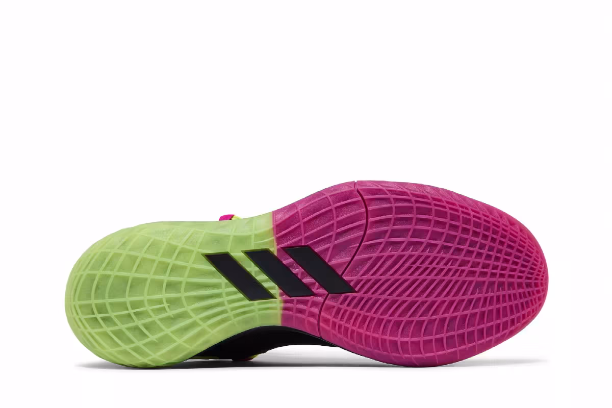 Adidas Harden Stepback 2 Black Shock Pink Yellow, view 5