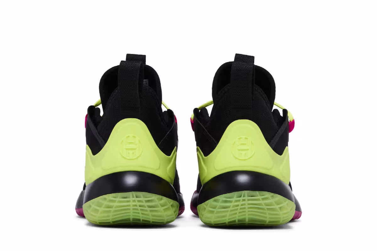 Adidas Harden Stepback 2 Black Shock Pink Yellow, view 7