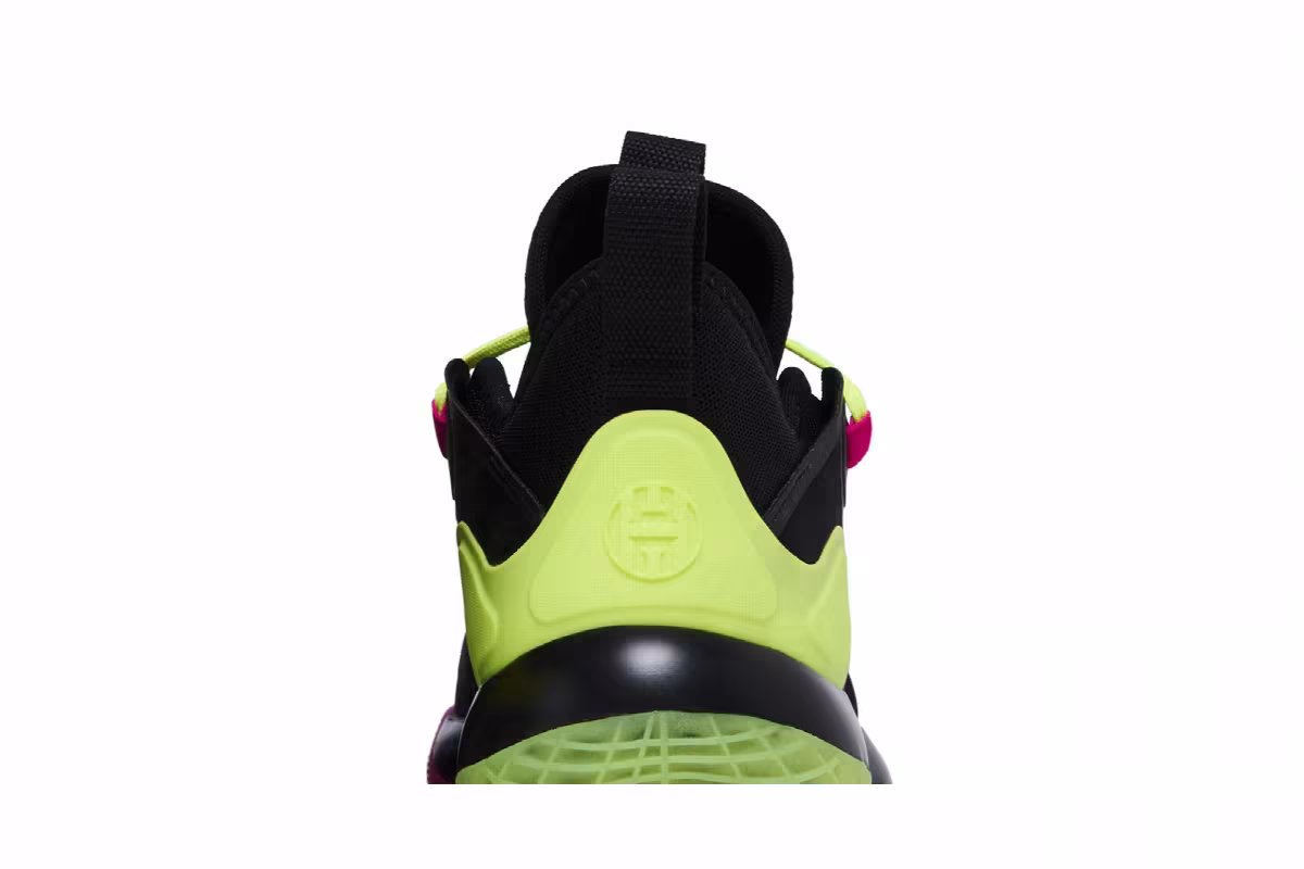 Adidas Harden Stepback 2 Black Shock Pink Yellow, view 8