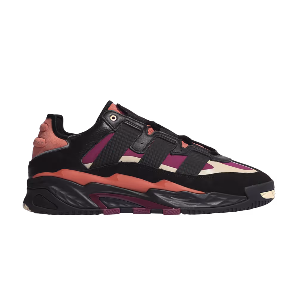 Adidas Niteball Black Power Berry Orange Tint