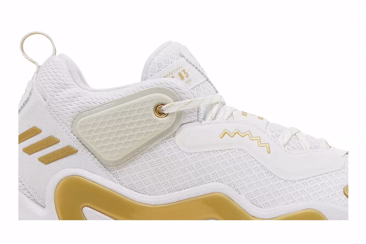 Adidas D.O.N. Issue #3 White Gold Metallic, view 3