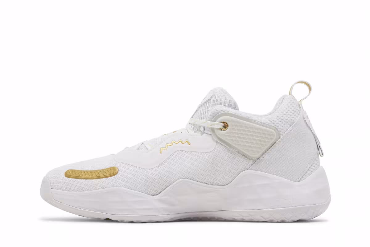 Adidas D.O.N. Issue #3 White Gold Metallic, view 4