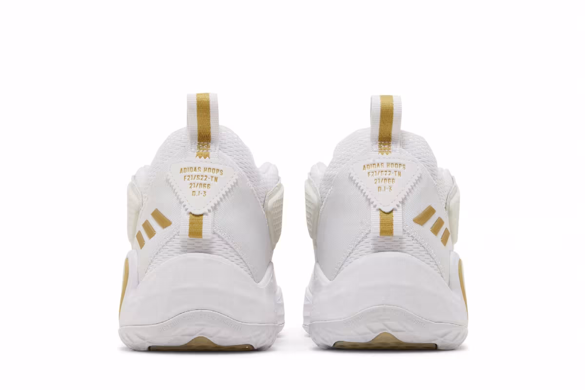 Adidas D.O.N. Issue #3 White Gold Metallic, view 7