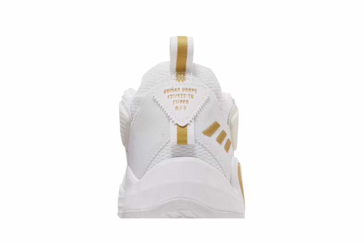 Adidas D.O.N. Issue #3 White Gold Metallic, view 8