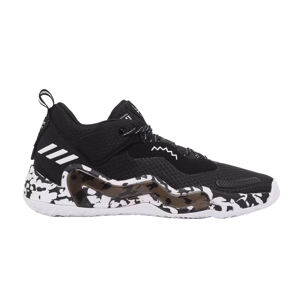 adidas D.O.N. Issue #3 Paint Smudge - Black