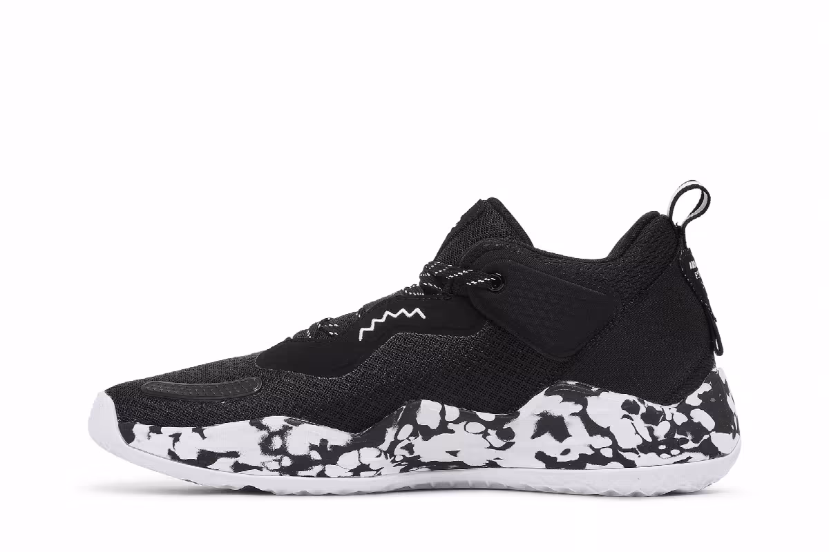 adidas D.O.N. Issue #3 Paint Smudge - Black, view 4