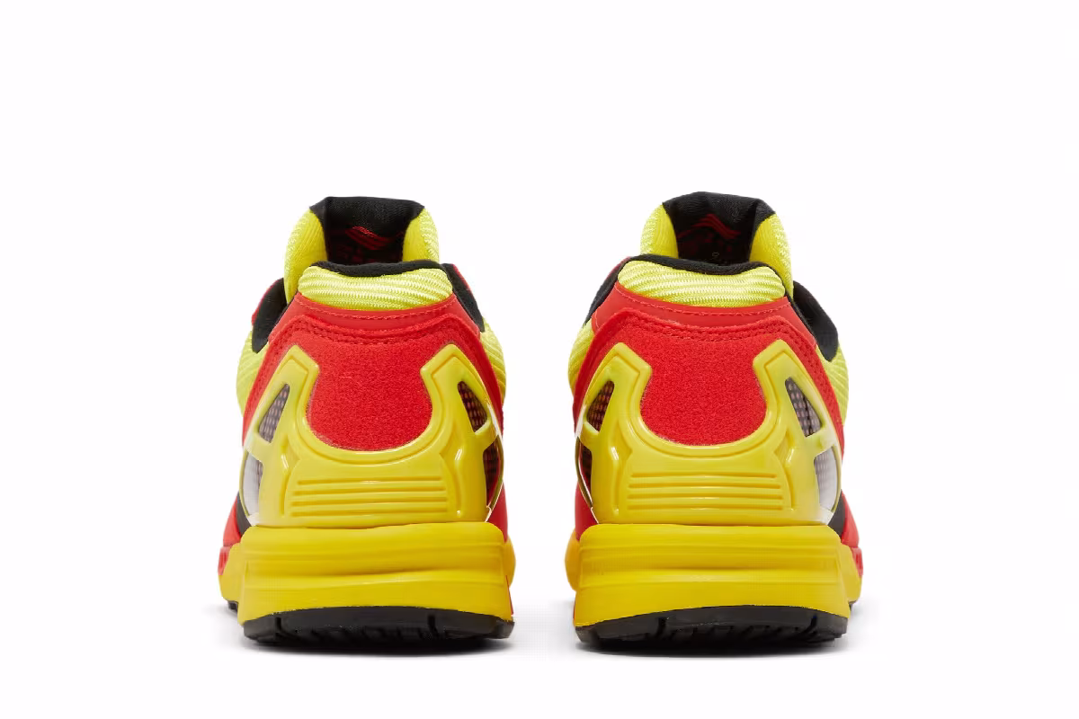 adidas ZX 8000 Bright Yellow Red, view 7