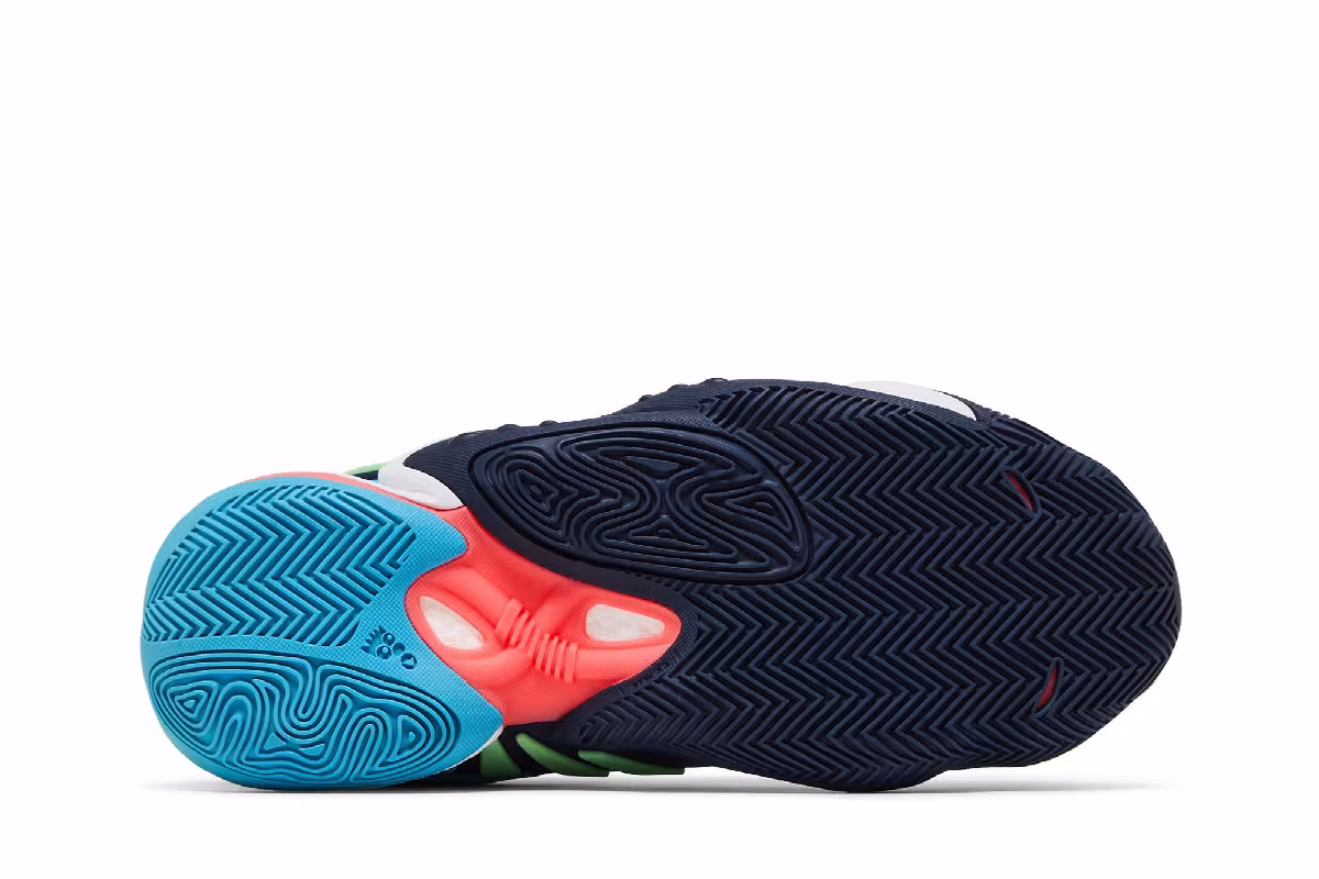 adidas Crazy BYW 2.0 Collegiate Navy Signal Cyan, view 5