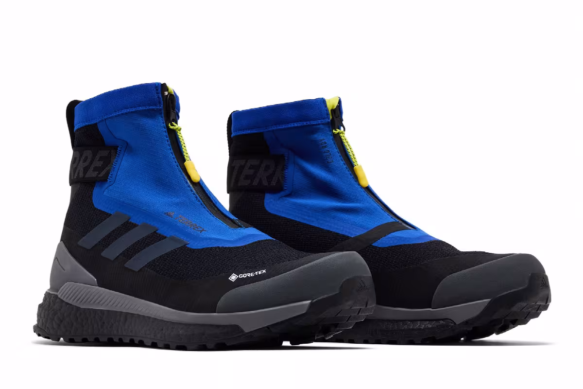 adidas Terrex Free Hiker Cold.Rdy Black Bold Blue, view 9