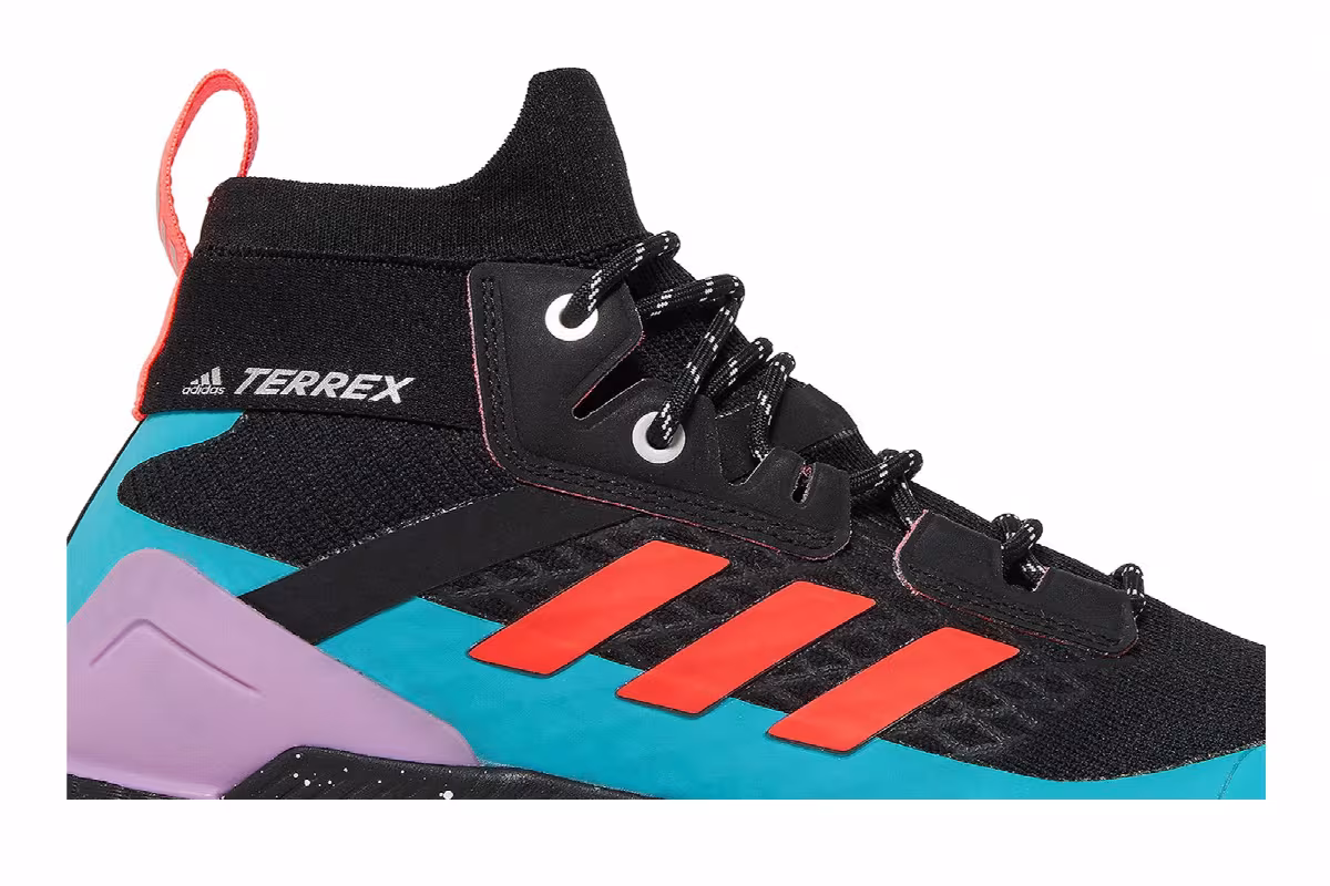 Adidas Women's Terrex Free Hiker Black Purple Tint, view 3