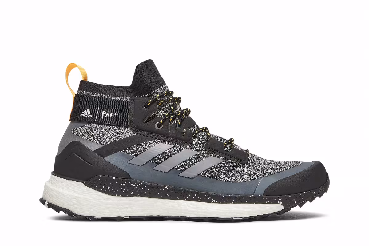 Parley x adidas Terrex Free Hiker Black White Speckled, view 2
