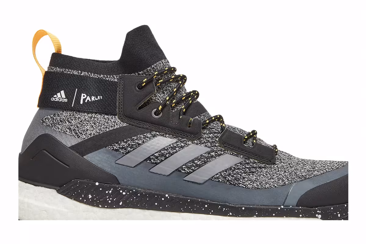 Parley x adidas Terrex Free Hiker Black White Speckled, view 3