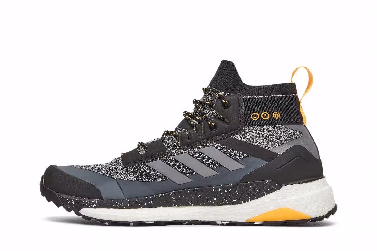 Parley x adidas Terrex Free Hiker Black White Speckled, view 4