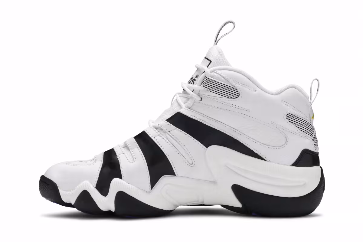 Adidas Crazy 8 White Black 2005, view 4