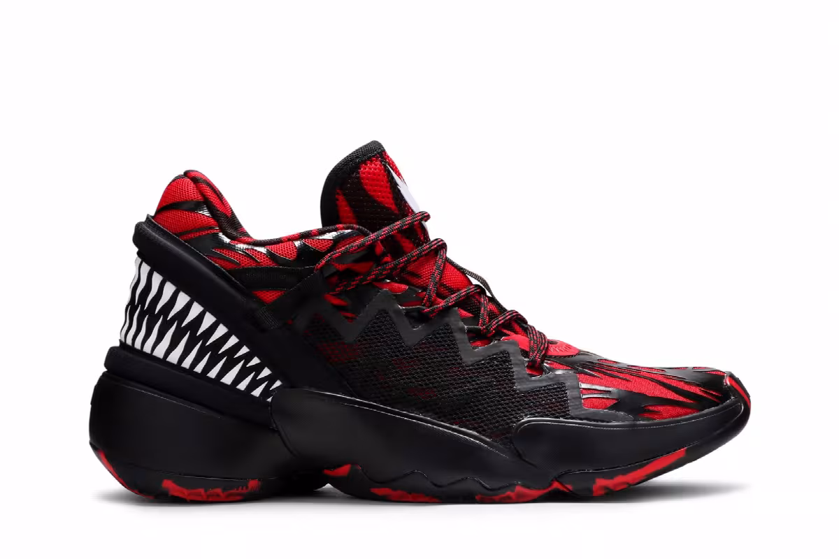 Marvel x adidas D.O.N. Issue #2 J Venom Carnage, view 2