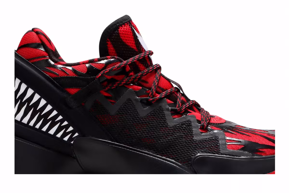 Marvel x adidas D.O.N. Issue #2 J Venom Carnage, view 3