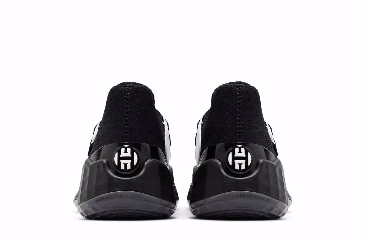 adidas Harden Vol. 4 Black White, view 7
