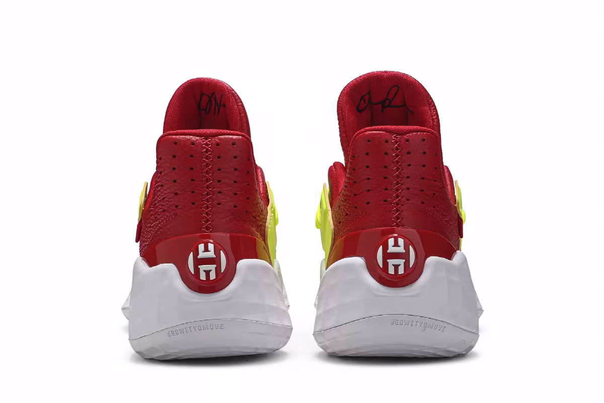 Adidas Harden Vol. 4 DP Red Solar Yellow, view 7