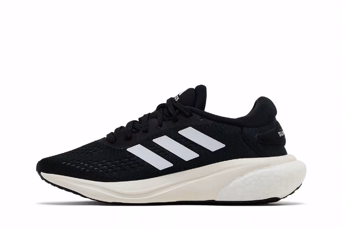 adidas Women's Supernova 2 Black White, view 4