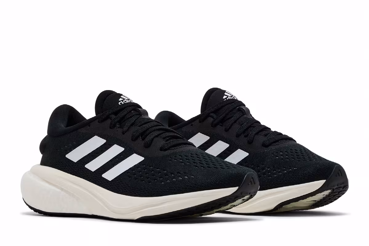 adidas Women's Supernova 2 Black White, view 9