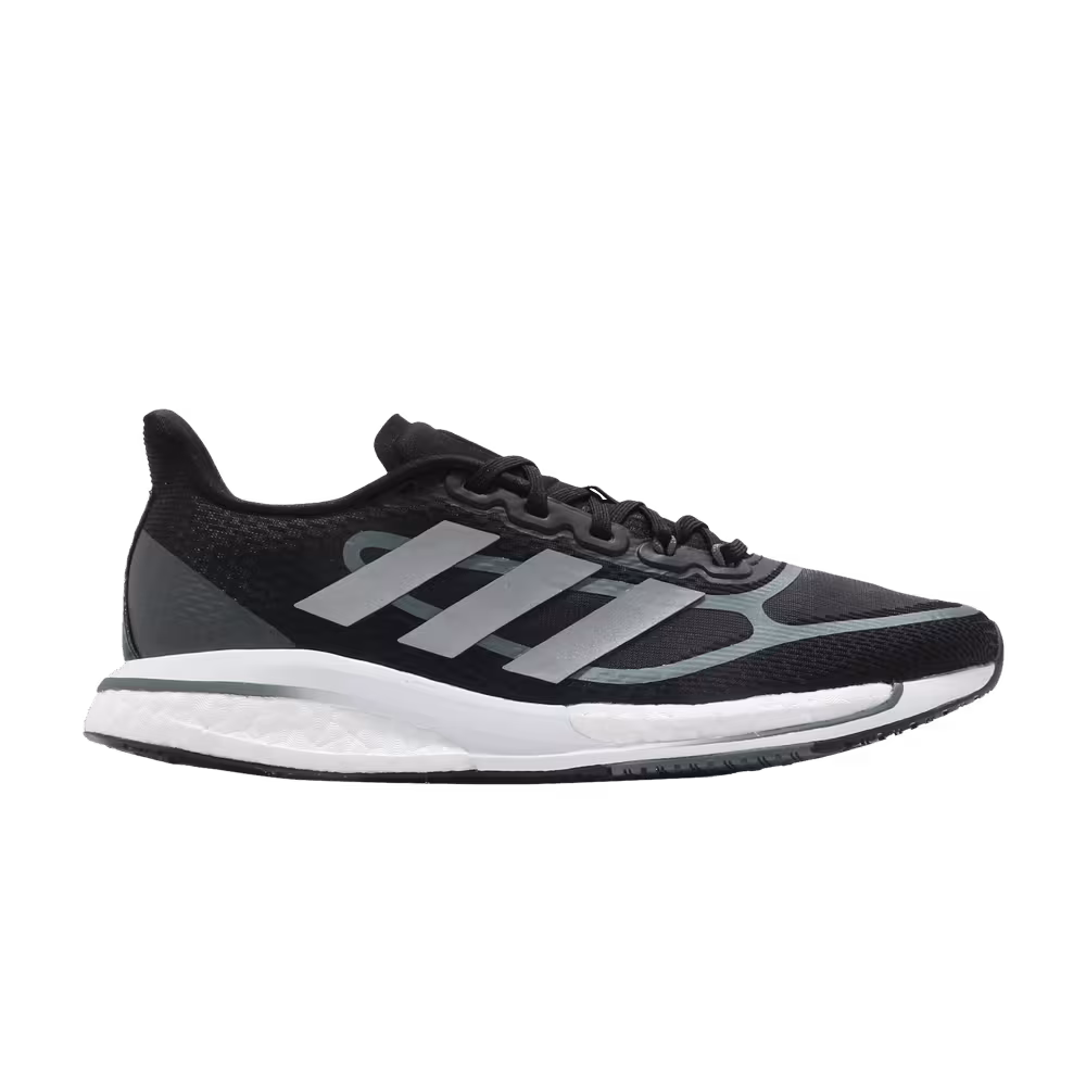 Adidas Women's Supernova+ Black Silver Metallic